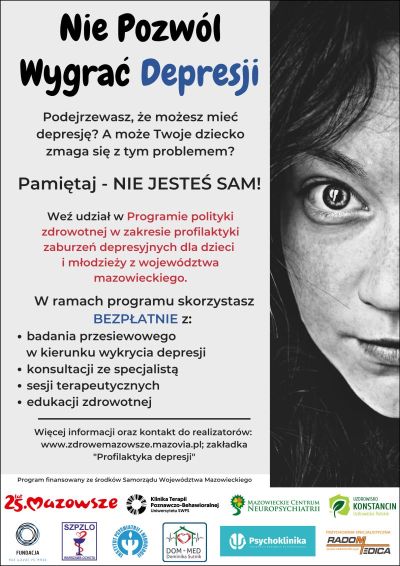plakat depresja